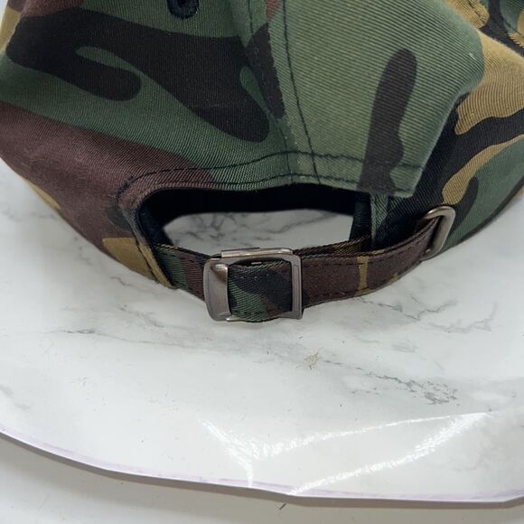 CAMOUFLAGE CAMPER Adjustable Baseball Hat - Picture 7 of 8